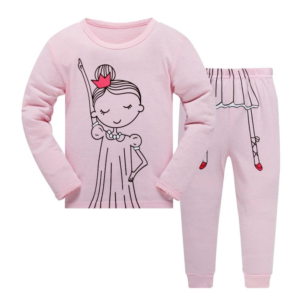 100% COTTONS KIDS PINK PAJAMA SET
